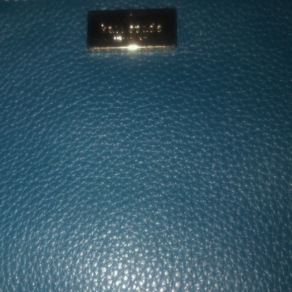 Kate Spade teel leather zippered wristlet‎ 6 inches wide by 4 inches tall - Picture 7 of 7